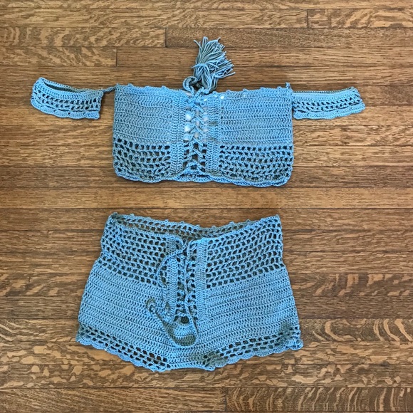 SALE ❌last one ❌Crochet short set - Picture 6 of 6